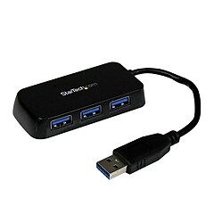 StarTech SuperSpeed 4-Port USB 3.0 Hub, Black (RV7816) | Staples