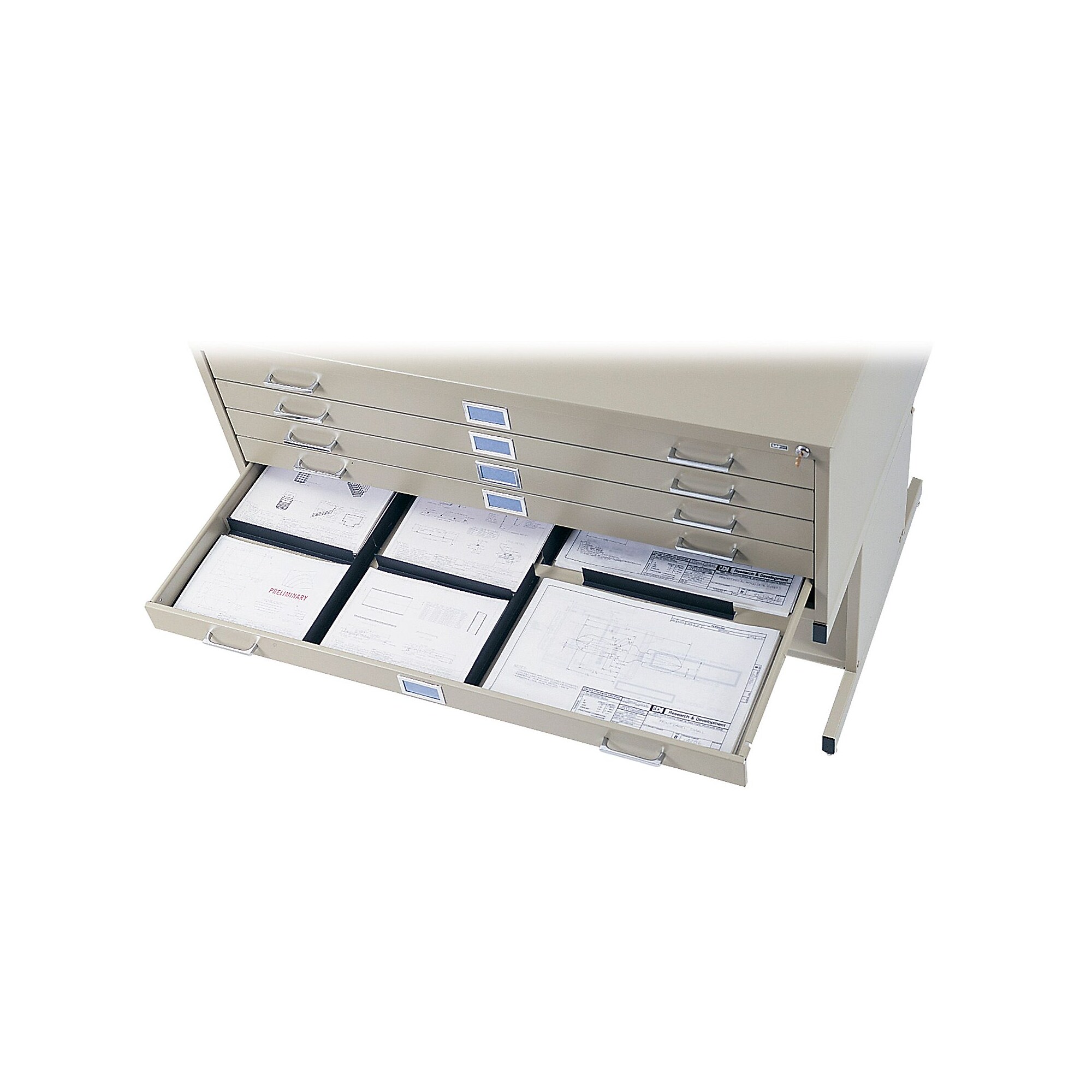 Safco Drawer Divider for 5-Drawer Flat File Cabinet, Black (4980) Sansujyuku sansujyuku.com