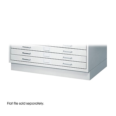 Safco 4970LG Facil Flat File Closed Base-Small, Light Gray