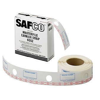 Safco® Graphic Arts 2 1/4"W Polyester Carrier Strip For MasterFile 2