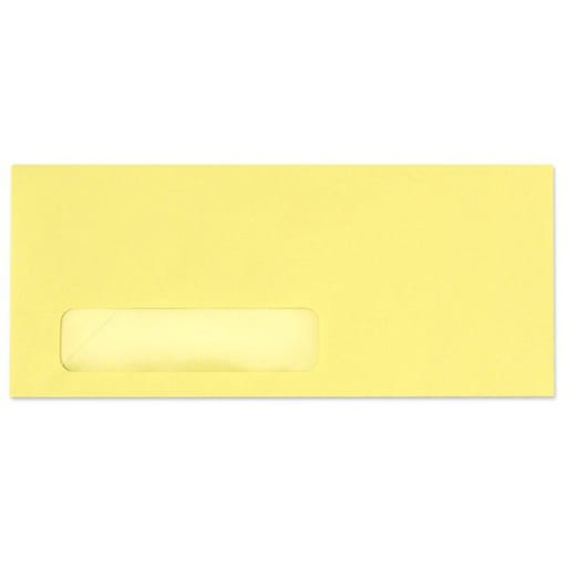 LUX Moistenable Glue 10 Window Envelopes (4 1/8 x 9 1/2) 1000/Box