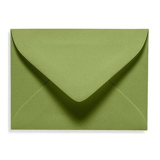 LUX 17 Mini Envelope (2 11/16 x 3 11/16) 50/Box, Avocado (EXLEVC2750