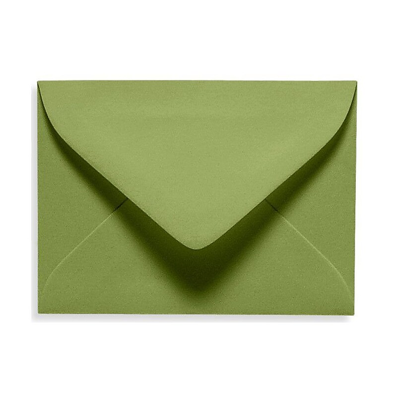 LUX #17 Mini Envelope (2 11/16 x 3 11/16) 50/Box, Avocado (EXLEVC-27-50) image 1