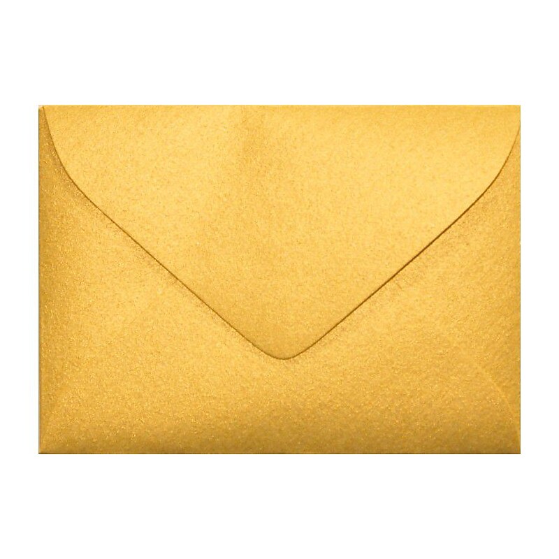 LUX #17 Mini Envelopes (2 11/16 x 3 11/16) 50/Box, Gold Metallic (MINSDG-50) image 1