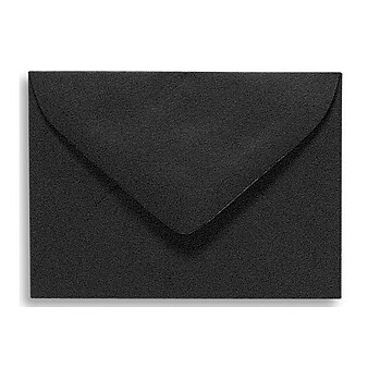 LUX #17 Mini Envelopes (2 11/16 x 3 11/16) 50/Box, Midnight Black (MINBLK-50)