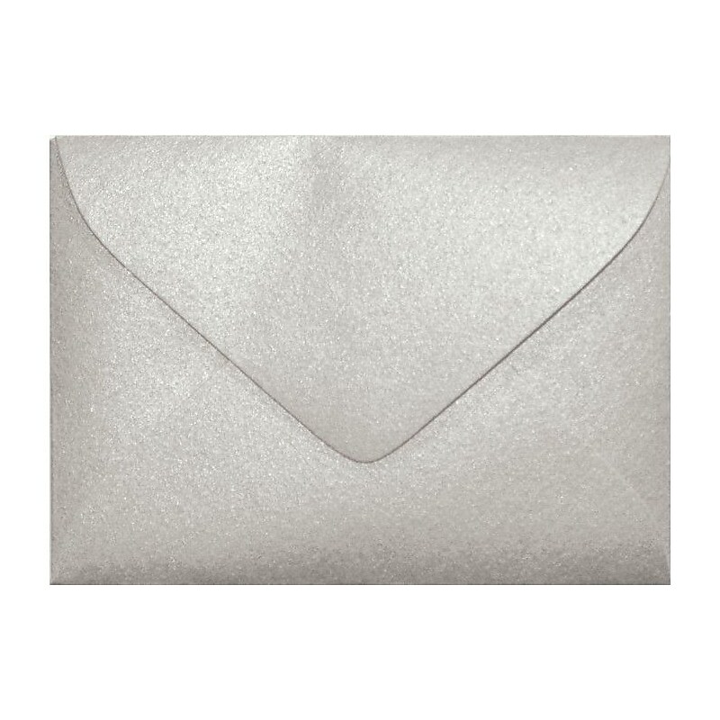 LUX #17 Mini Envelopes (2 11/16 x 3 11/16) 1000/Box, Silver Metallic (MINSDS-1000) image 1
