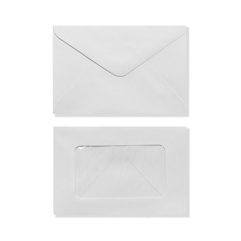 LUX #56 Mini Window Envelope (3 x 4 1/2) 50/Box, White (EN5603-50) image 1