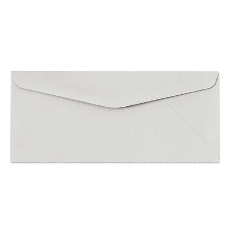 LUX 3 7/8" x 8 7/8" #9 60lbs. Regular Envelopes, Pastel Gray, 50/Pack image 1