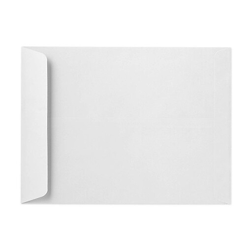 LUX Jumbo Open End Envelopes, 12.5" x 18.5", Bright White, 50/Pack