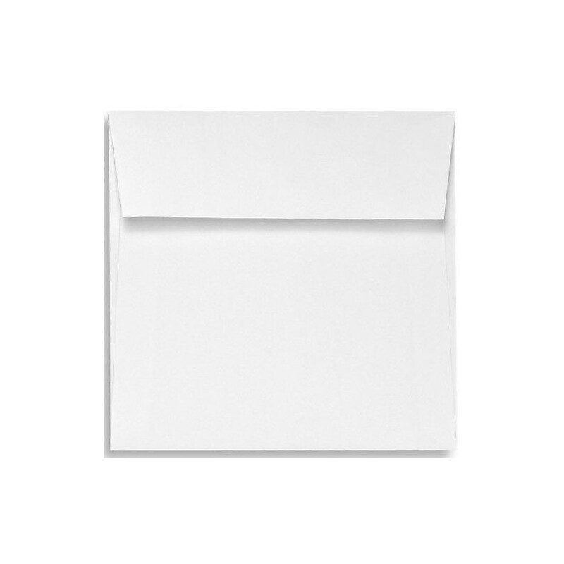 LUX 4 x 4 Square Envelopes, 50/Box, 70lb. Bright White (8504-AO-50) image 1