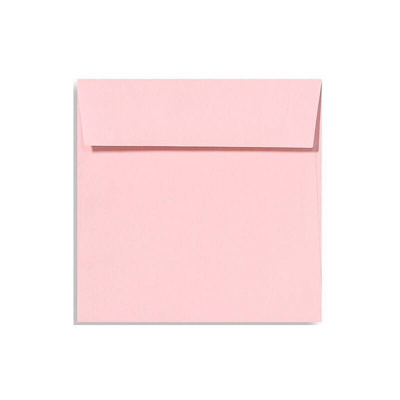 LUX 5 1/2 x 5 1/2 Square Envelopes, 50/Box, Candy Pink (EX8515-14-50) image 1