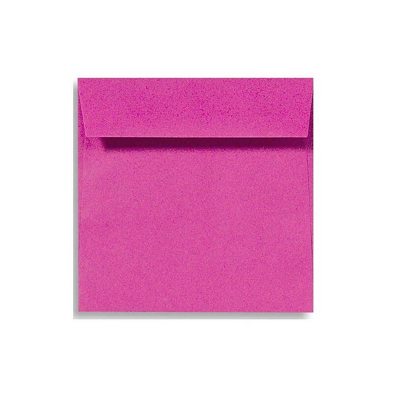 LUX 5 1/2 x 5 1/2 Square Envelopes, 50/Box, Magenta (EX8515-10-50) image 1