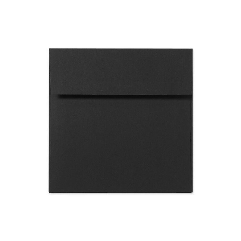 LUX 9 x 9 Square Envelopes, 50/Box, Midnight Black (F-8585-B-50) image 1