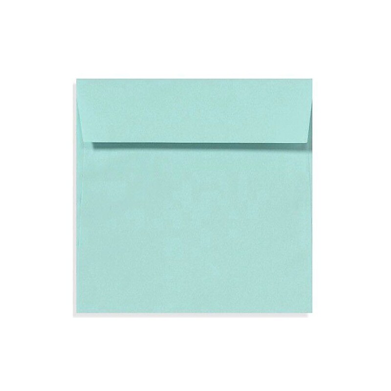 LUX 6 1/2 x 6 1/2 Square Envelopes, 250/Box, Seafoam (LUX-8535-113250) image 1