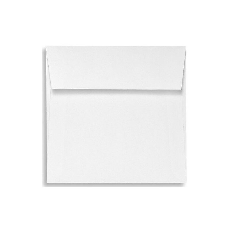 LUX 5 1/2 x 5 1/2 Square Envelopes, 50/Box, White - 100% Recycled (8515-WPC-50) image 1