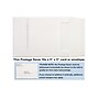 LUX 7 1/4" x 5 1/4" 70lbs. Postage Saver Envelopes W/Peel & Press, Bright White, 50/Pack~#|#~m000081518_sc7