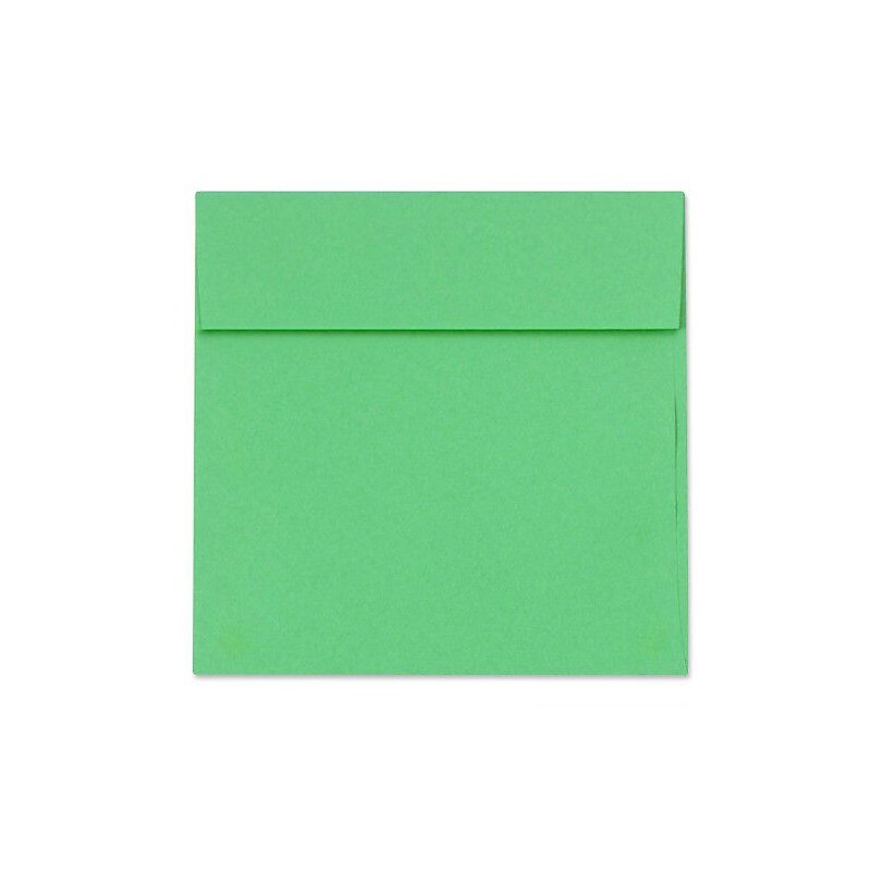 LUX 6 1/2 x 6 1/2 Square Envelopes, 50/Box, Holiday Green (8535-12-50) image 1