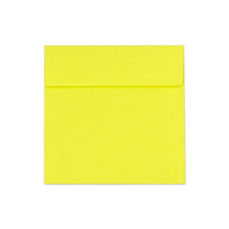 LUX 5 x 5 Square Envelopes, 500/Box, Citrus (8505-20-500) image 1