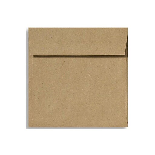 LUX 5 x 5 Square Envelopes 50/Box) 50/Box, Grocery Bag (8505GB50) at
