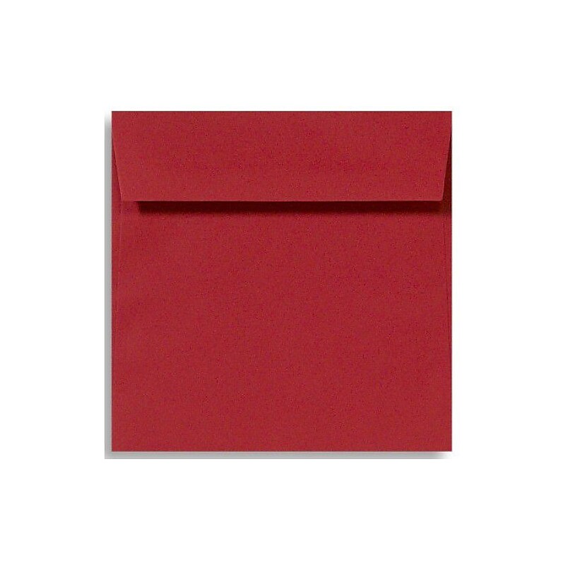 LUX 5 x 5 Square Envelopes, 500/Box, Holiday Red (8505-15-500) image 1