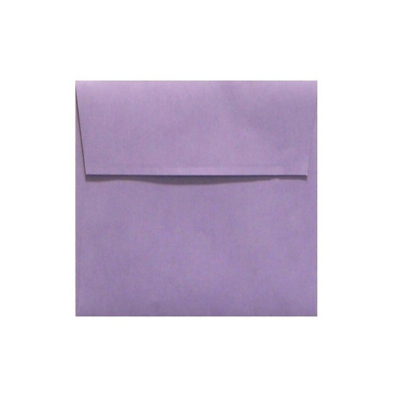 LUX 5 x 5 Square Envelopes, 50/Box, Wisteria (LUX-8505-106-50) image 1