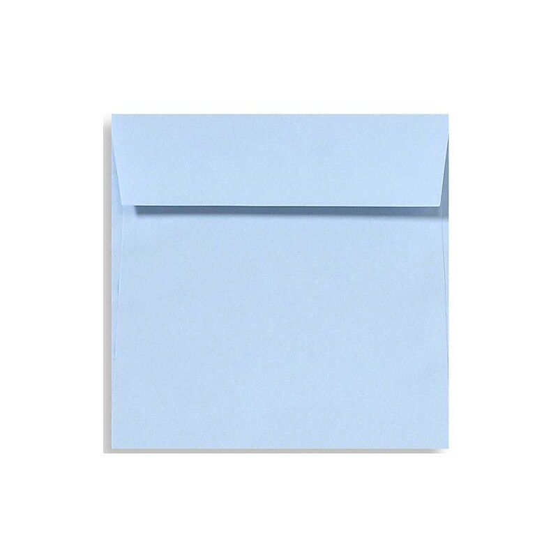 LUX 6 1/2 x 6 1/2 Square Envelopes, 500/Box, Baby Blue (EX8535-13-500) image 1