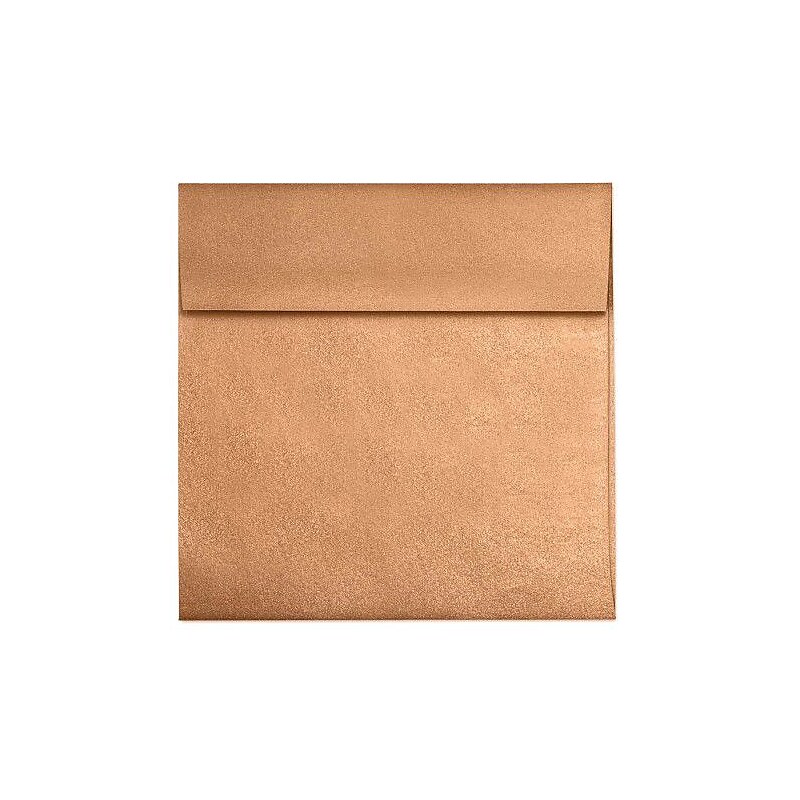 LUX 6 1/2 x 6 1/2 Square Envelopes, 500/Box, Copper Metallic (8535-11-500) image 1