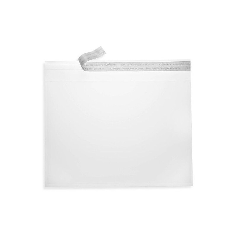 LUX 5 3/4" x 8 3/4" A9 Invitation Envelopes W/Peel & Seel, Crystal Clear, 1000/BX image 1