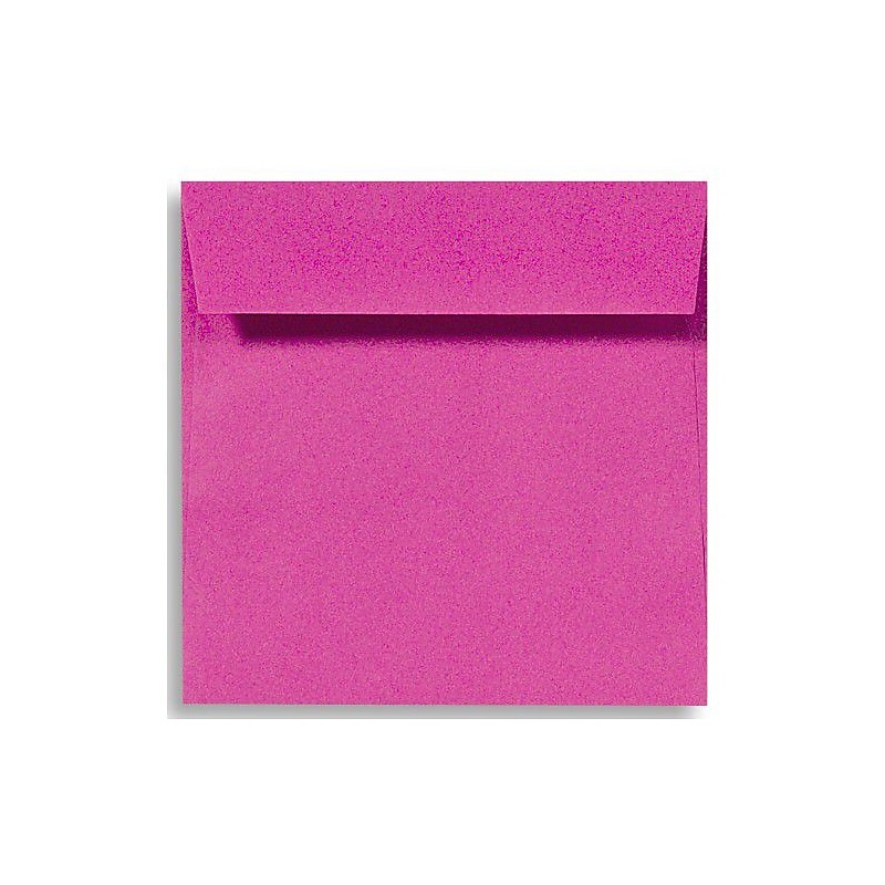 LUX 6 1/2 x 6 1/2 Square Envelopes, 50/Box, Magenta (EX8535-10-50) image 1