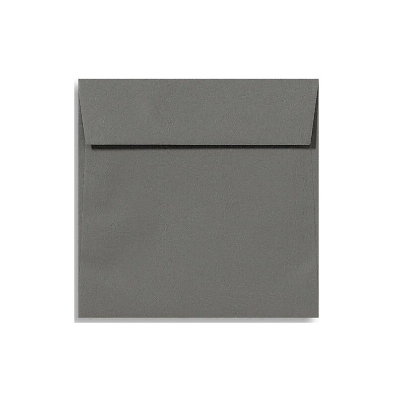 LUX 6 1/2 x 6 1/2 Square Envelopes, 50/Box, Smoke (EX8535-22-50) image 1