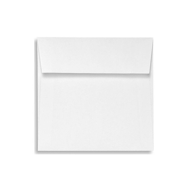 LUX 6 1/2 x 6 1/2 Square Envelopes, 250/Box, White Linen (8535-WLI-250) image 1