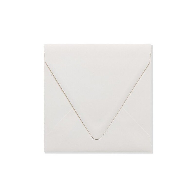 LUX 6 1/2 x 6 1/2 Square Contour Flap Envelopes, 250/Box, Natural - 100% Recycled (1855-NPC-250) image 1