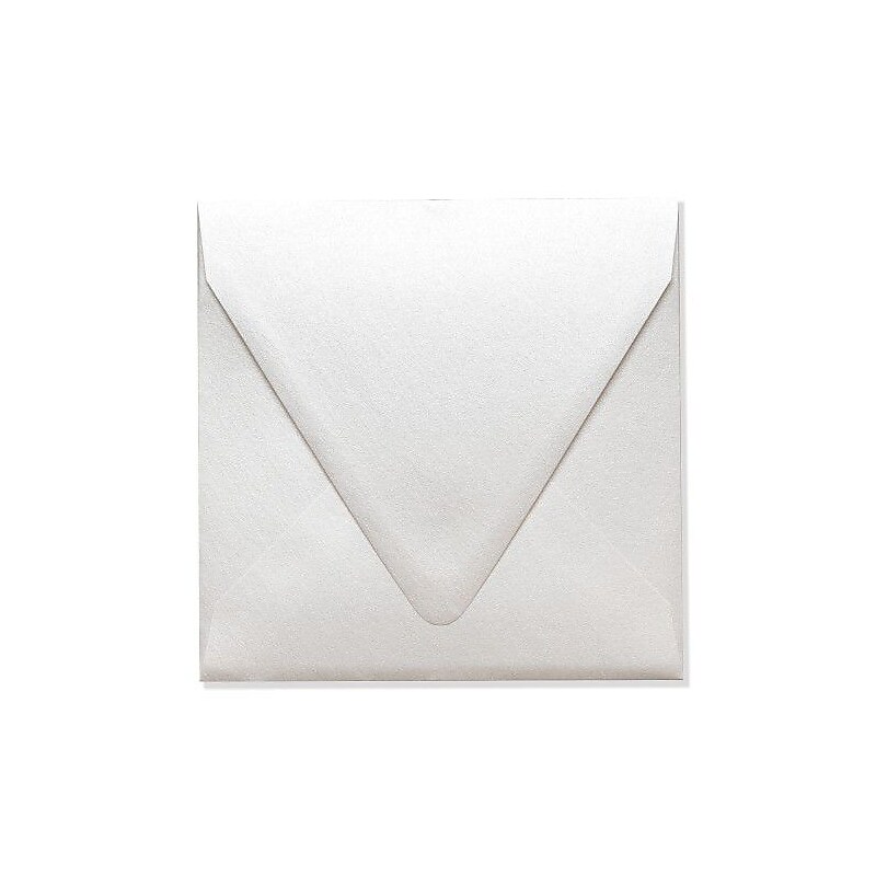 LUX 6 1/2 x 6 1/2 Square Contour Flap Envelopes, 250/Box, Quartz Metallic (1855-08-250) image 1