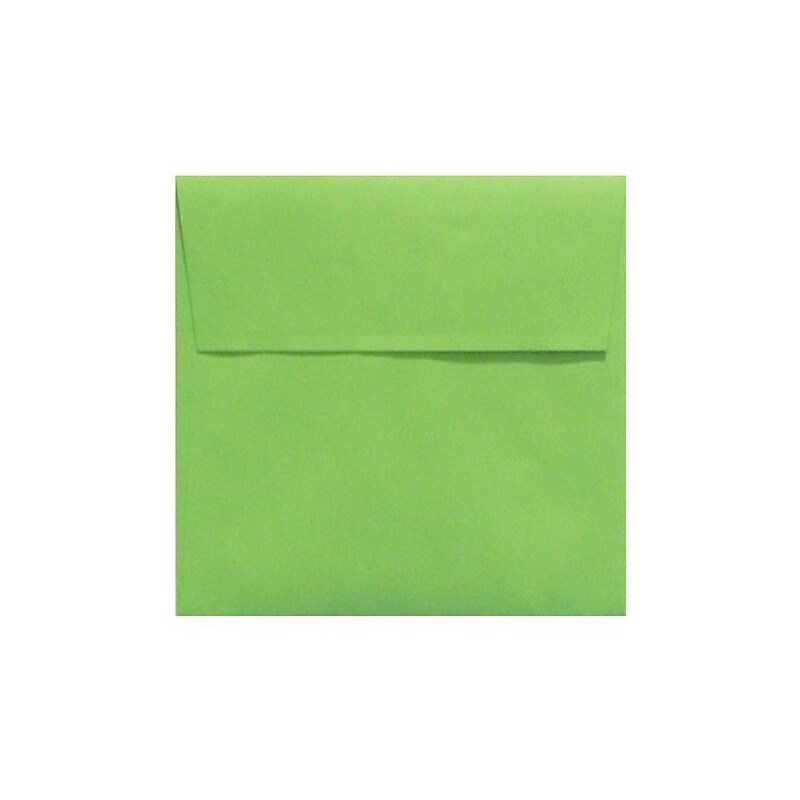 LUX 7 x 7 Square Envelopes, 500/Box, Limelight (LUX-8545-101500) image 1