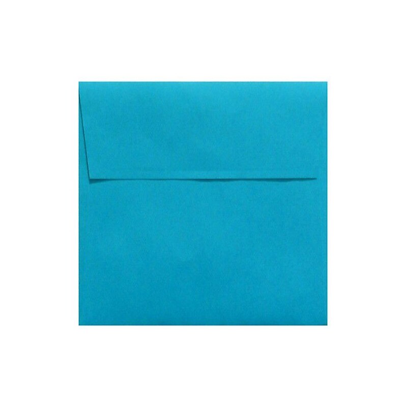 LUX Self Seal Invitation Envelope 7" x 7", Pool Blue, 250/Box (LUX-8545-102-25) image 1