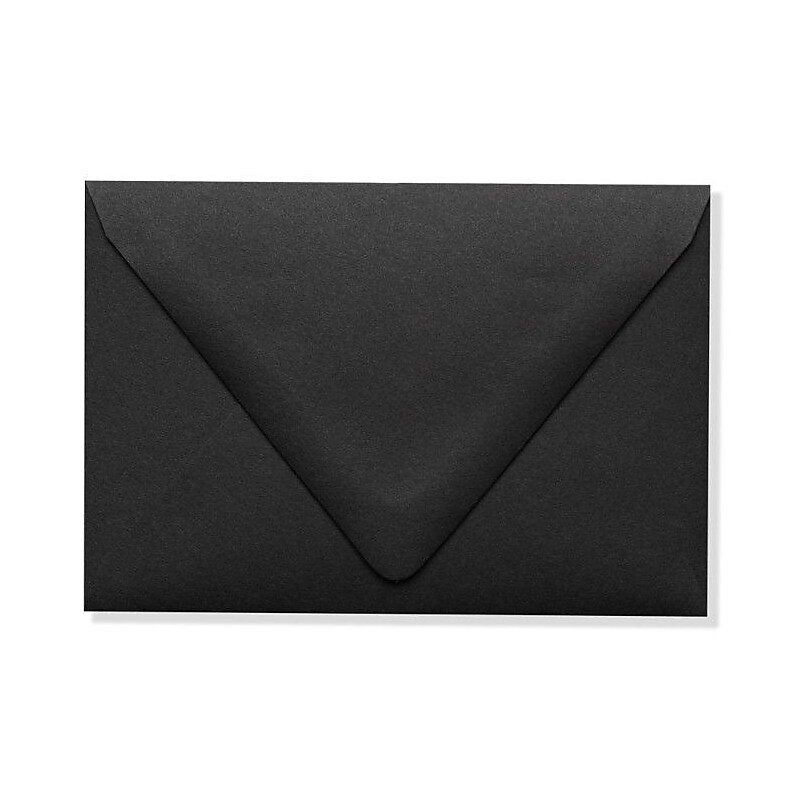 LUX A1 Contour Flap Envelopes (3 5/8 x 5 1/8) 250/Box, Midnight Black (1865-B-250) image 1