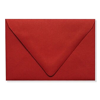 LUX A1 Contour Flap Envelopes (3 5/8 x 5 1/8) 50/Box, Ruby Red (EX-1865-18-50)