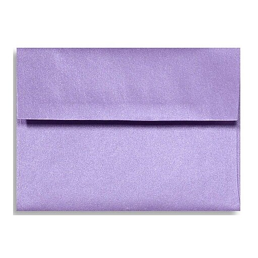 LUX A1 Invitation Envelopes (3 5/8 x 5 1/8) 50/Box, Amethyst Metallic