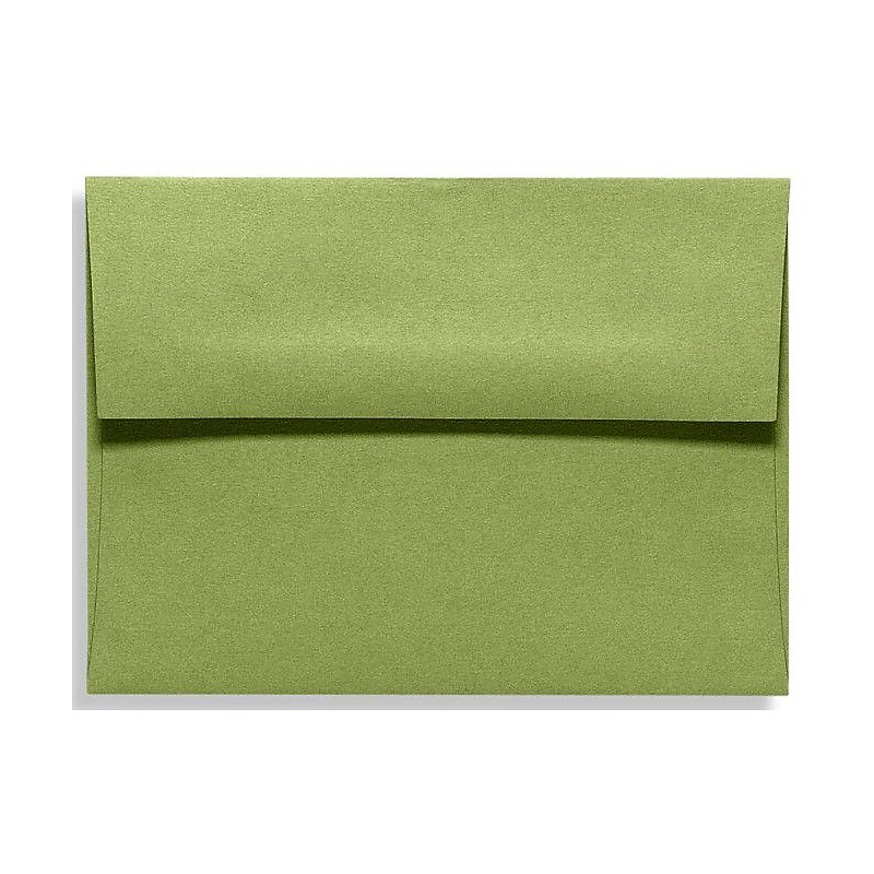LUX A1 Invitation Envelopes (3 5/8 x 5 1/8) 500/Box, Avocado (EX4865-27-500) image 1