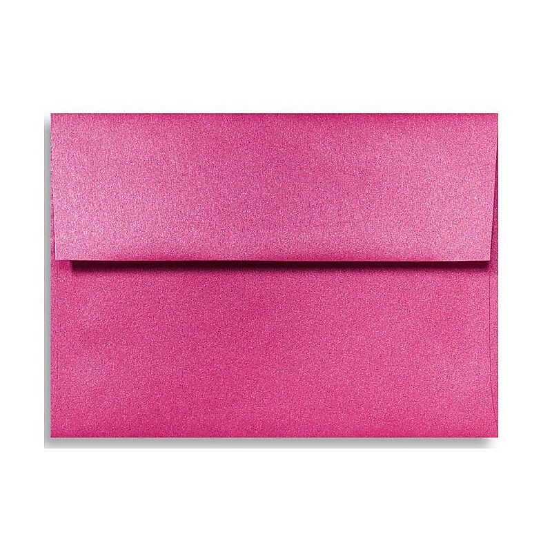 LUX A1 Invitation Envelopes (3 5/8 x 5 1/8) 250/Box, Azalea Metallic (5365-24-250) image 1