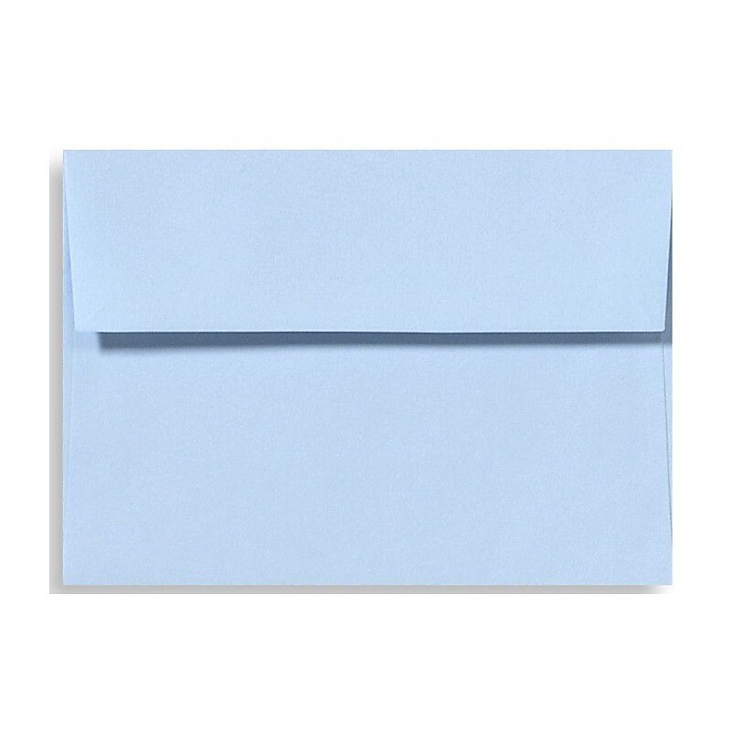LUX A1 Invitation Envelopes (3 5/8 x 5 1/8) 500/Box, Baby Blue (EX4865-13-500) image 1