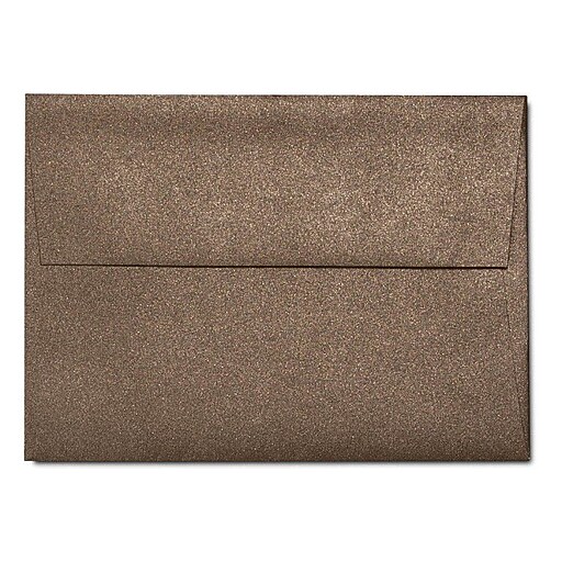 LUX A1 Invitation Envelopes (3 5/8 x 5 1/8) 50/Box, Bronze Metallic