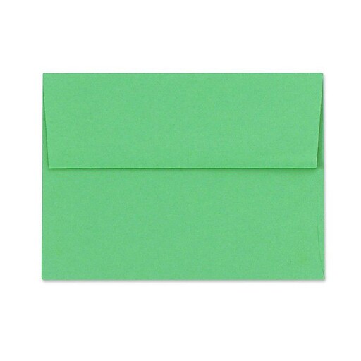 LUX A1 Invitation Envelopes (3 5/8 x 5 1/8) 50/Box, Holiday Green