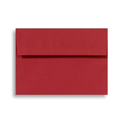 LUX A1 Invitation Envelopes (3 5/8 x 5 1/8) 50/Box, Holiday Red (FE4265