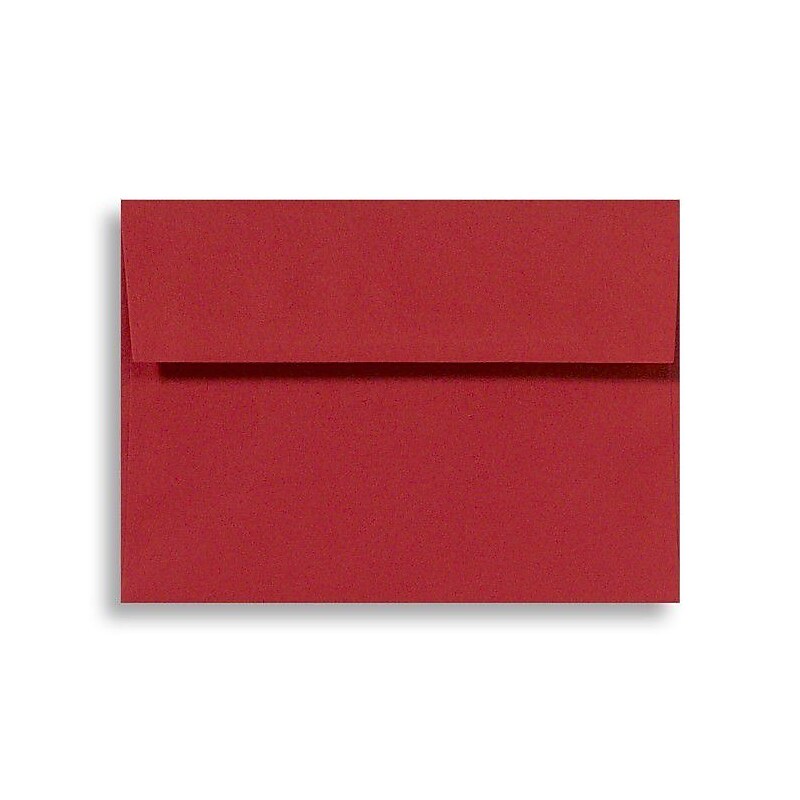 LUX A1 Invitation Envelopes (3 5/8 x 5 1/8) 500/Box, Holiday Red (FE4265-15-500) image 1