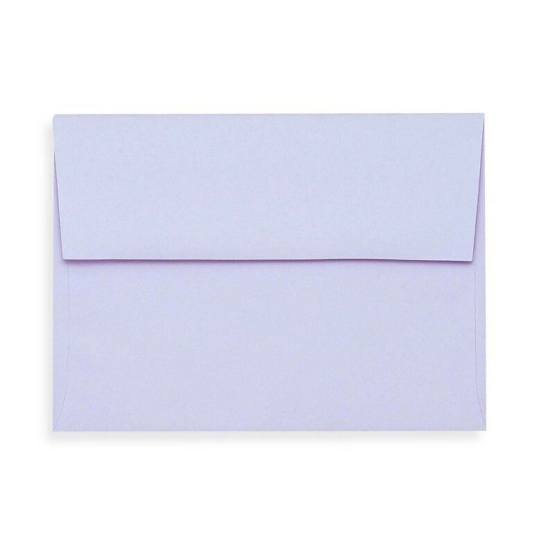 LUX A1 Invitation Envelopes (3 5/8 x 5 1/8) 250/Box, Lilac (SH4265-05-250) image 1