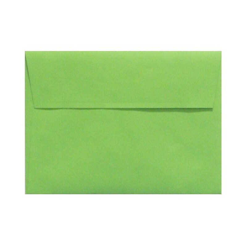 LUX A1 Invitation Envelopes (3 5/8 x 5 1/8) 50/Box, Limelight (LUX-4865-101-50) image 1