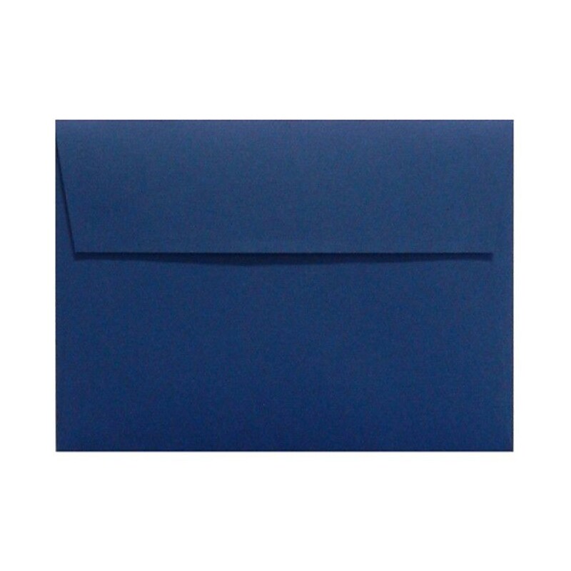 LUX A1 Invitation Envelopes (3 5/8 x 5 1/8) 50/Box, Navy (LUX-4865-103-50) image 1