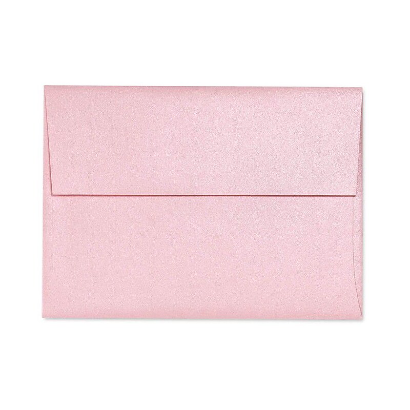 LUX A6 Invitation Envelopes (4 3/4 x 6 1/2) 50/Box, Rose Quartz Metallic (5375-04-50) image 1