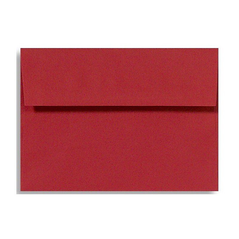 LUX A1 Invitation Envelopes (3 5/8 x 5 1/8) 50/Box, Ruby Red (EX4865-18-50) image 1